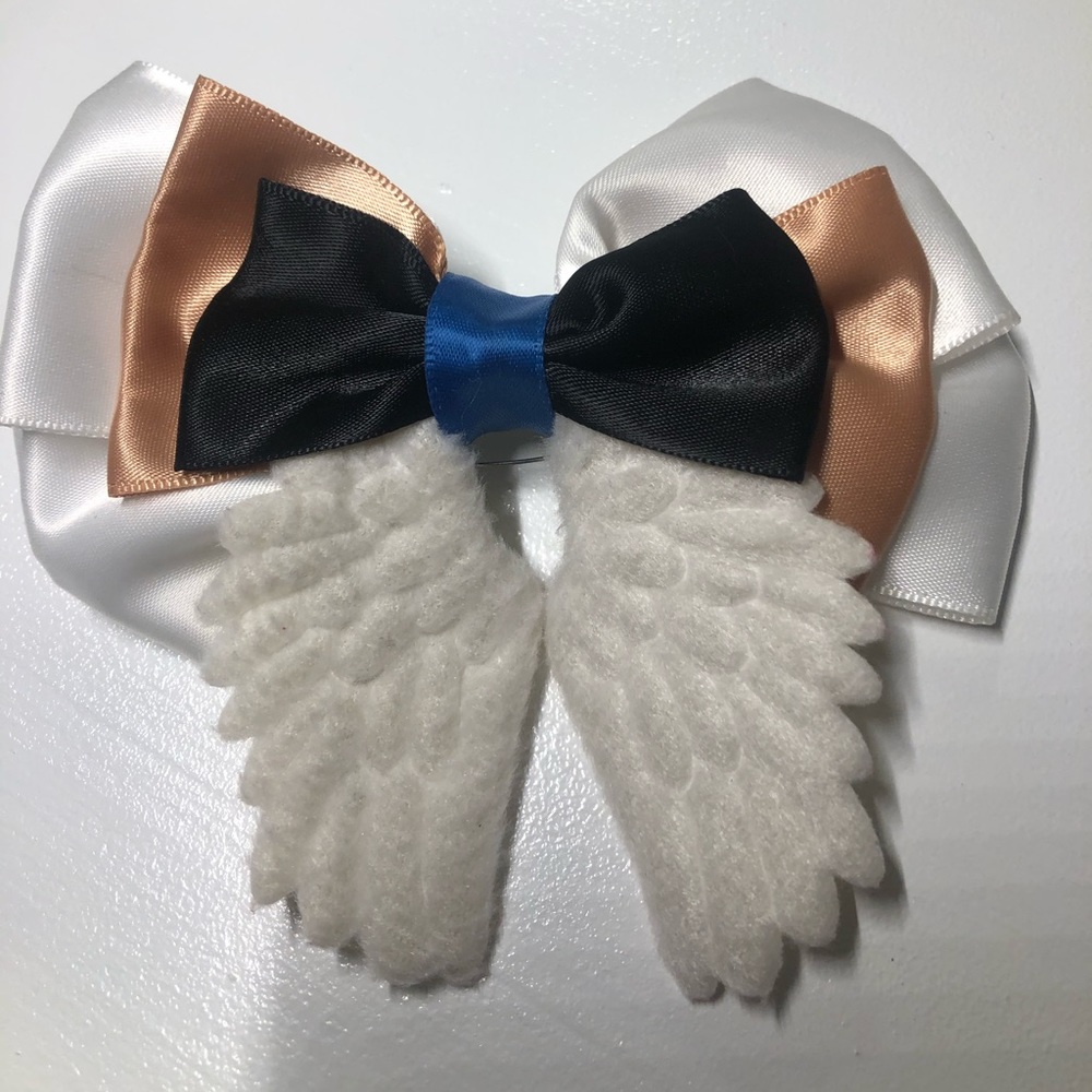 Castiel inspired supernatural hair bow/ pin